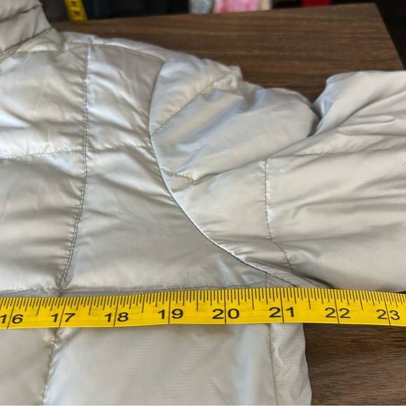Eddie Bauer 550 Women's Silver feather down Puffer Jacket L - Picture 10 of 12